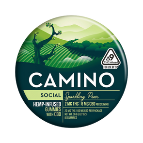 Camino Social | Sparkling Pear 2 mg THC w/ CBD